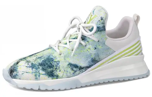 LOUIS VUITTON V.N.R Tie & Dye Low top Casual Shoes Men's White Green