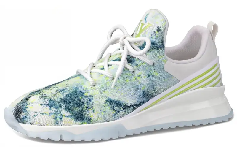 LOUIS VUITTON V.N.R Tie & Dye Low top Casual Shoes Men's White Green