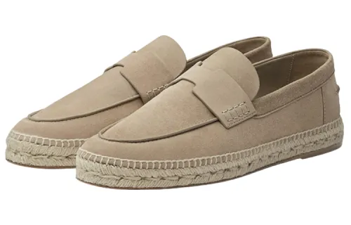 HERMES Trip Casual Shoes Men's Light Brown