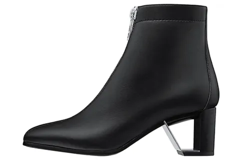 HERMES Ankle Boots Women's Black