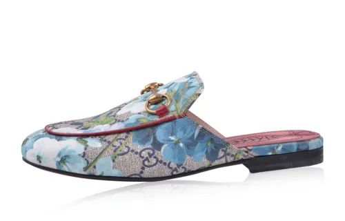 GUCCI Slide Slippers Women's Blue