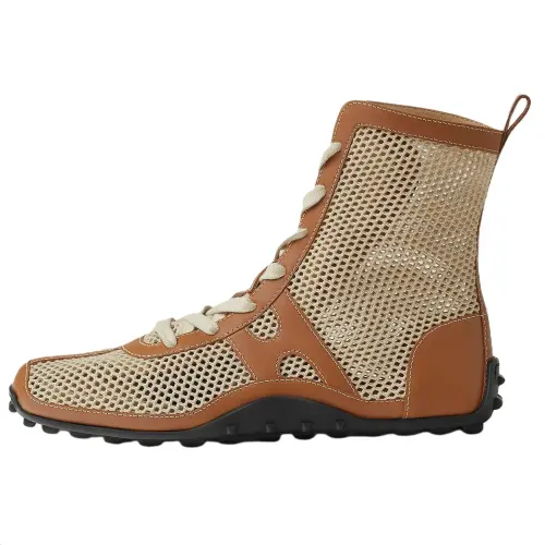 HERMES Kiatsu High top Casual Shoes Women's Brown