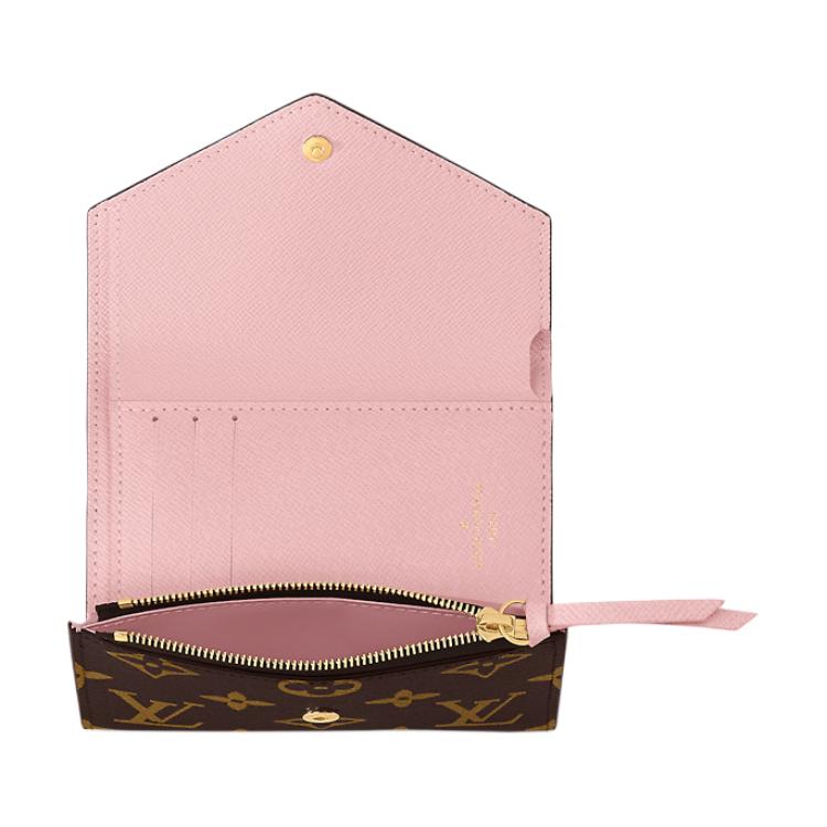 Женская сумка Louis Vuitton Victorine (коричнево-розовая) — фото 4