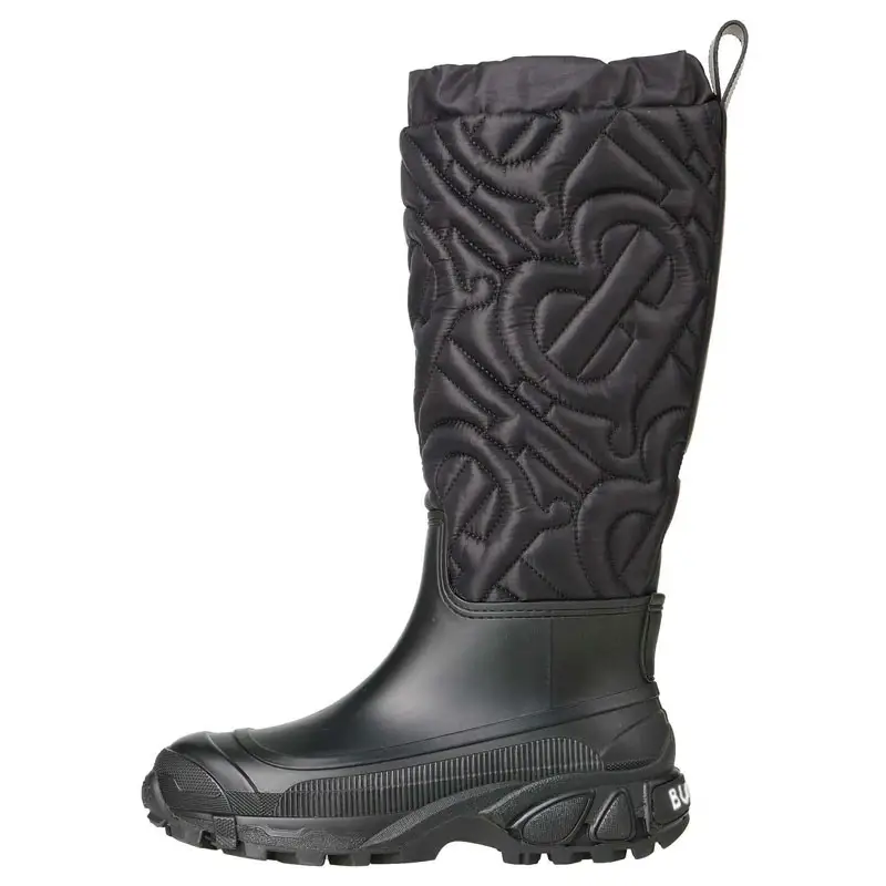 Burberry Padded Monogram Boot Black Women's