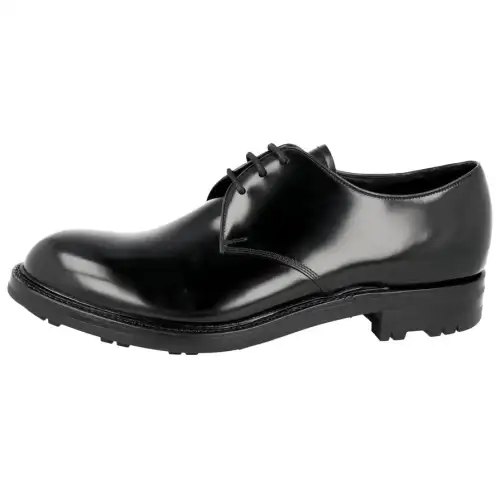 PRADA Dress Shoes Men's Low Top Black