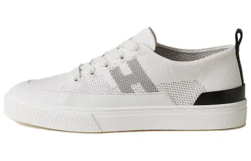 HERMES Deep Low top Skateboard Shoes Women's White