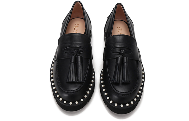 Stuart Weitzman/SW Flat Shoes Women's Black