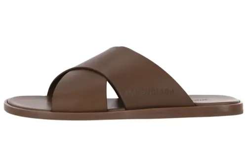 Balenciaga Cosy Odor Resistant Slide Slippers Men's Brown