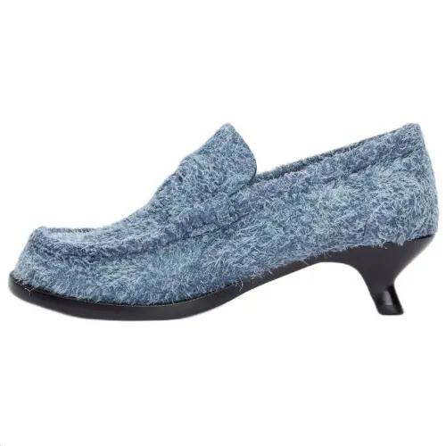LOEWE Campo Irregular Heel High Heels 4cm Women's Blue