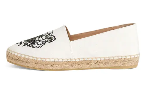 KENZO Fabric Espadrilles Women's White