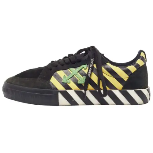 OFF-WHITE Vulc Low 'Black Yellow Green'