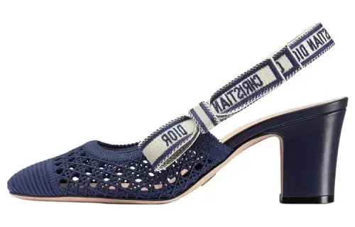 DIOR Moi Block Heel High Heels Women's