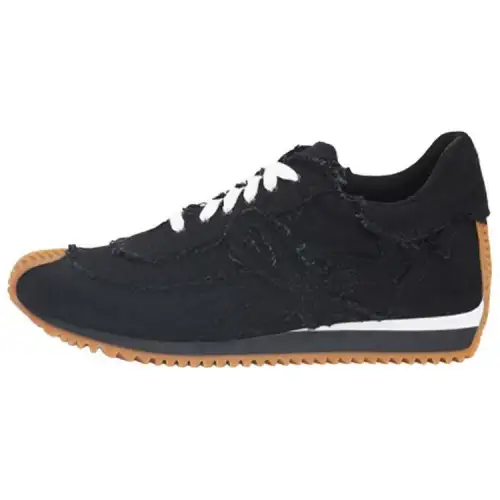 LOEWE Flow Runner Denim Cushioning Low top Sports Casual Shoes Men's Black
