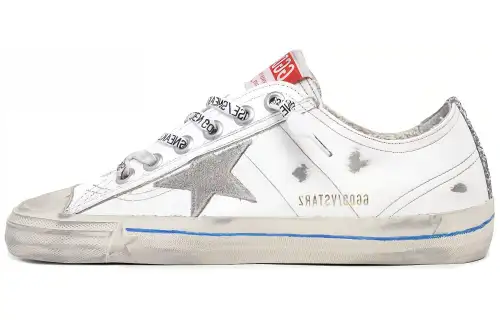 Golden Goose V Star Stylish Skateboarding Shoes Women's White
