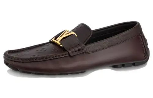 LOUIS VUITTON Lv Monte Carlo Moccasins Shoes 'Brown With Top Monogram'