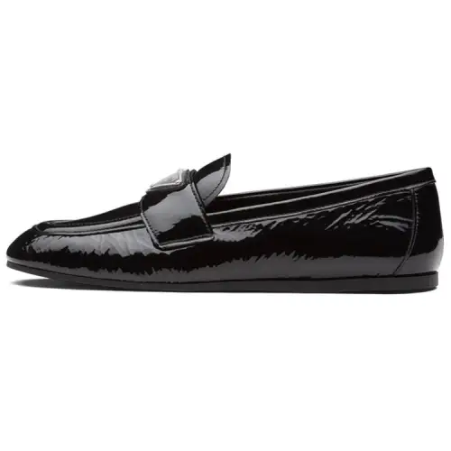 PRADA Patent Leather Loafers 'Black' Women's