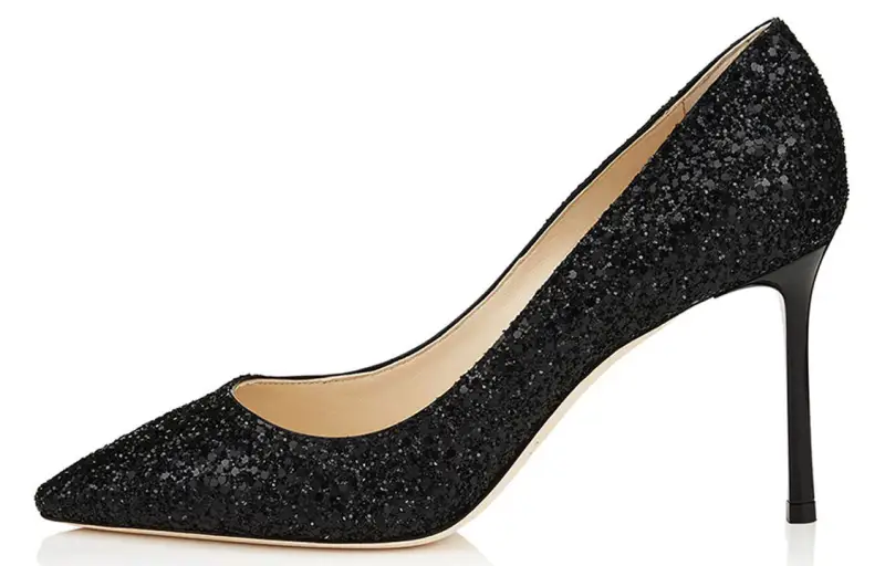 Jimmy Choo Romy Slim Heel High Heels 8.5cm Women's Black
