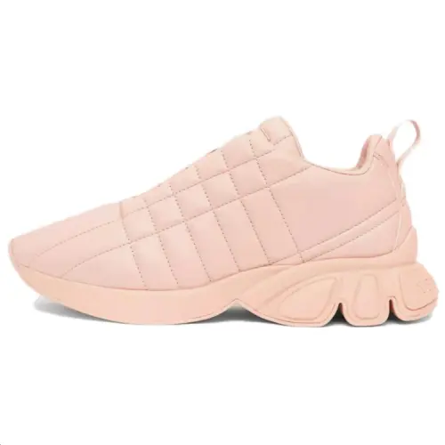 Burberry Leather Logo Low top Sports Casual Shoes Women's Pink