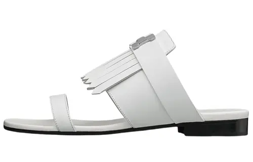 HERMES Stylish Sandal Women's White