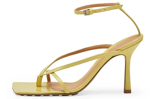Bottega Veneta Stretch Fashion One Strap Sandals Women's Pear Yellow