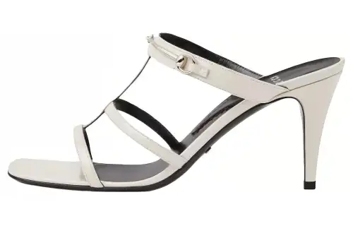 GUCCI Slide Slippers Women's White