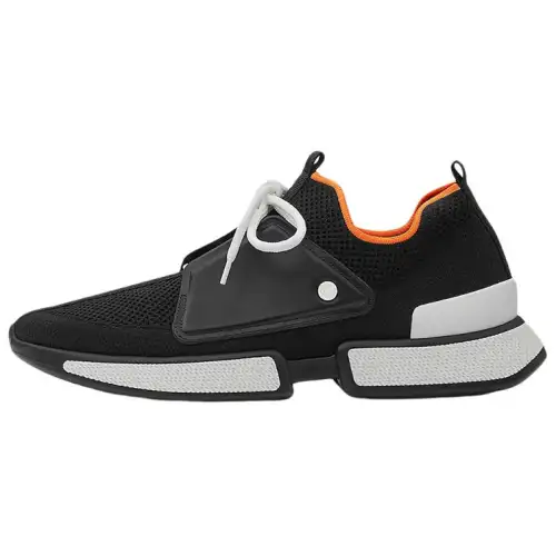 HERMES Expert Abrasion Resistant Low top Casual Shoes Men's Black