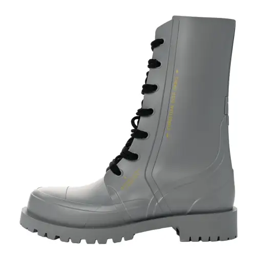 DIOR DIORCamp Crew Combat Boots Women's Concrete Gray