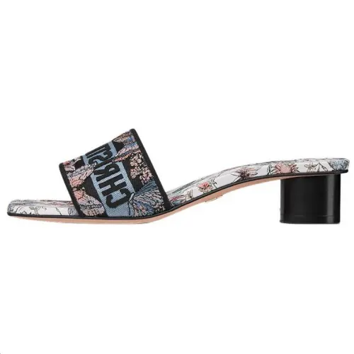 DIOR Dway Slide Slippers Women's Black