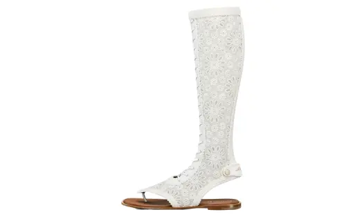 DIOR Spirit Knee high Boots Women's White