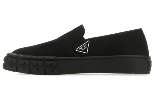 PRADA Low top Skateboard Shoes Women's Black