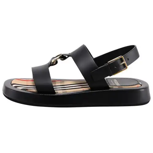 Burberry Beach Sandals Women's Black