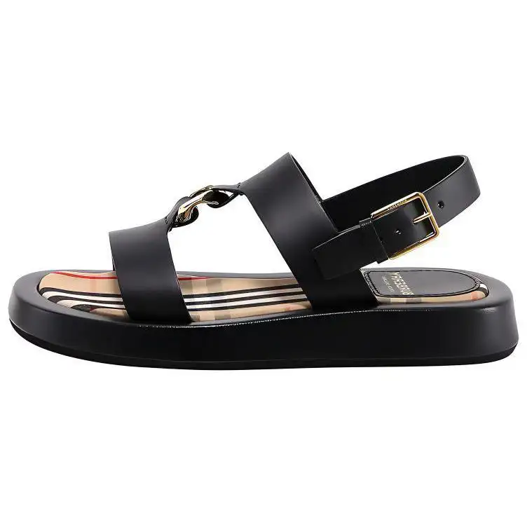 Burberry Beach Sandals Women's Black