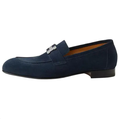 HERMES PARIS Casual Shoes Men's Dark Blue