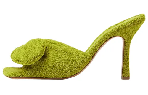 Bottega Veneta Stretch Slide Slippers Women's Green