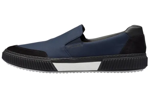 PRADA Men's Casual Shoes Men's Low Top Black/Blue