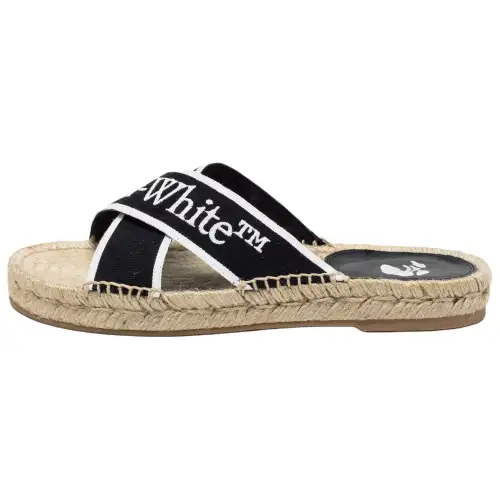 OFF WHITE Quiet Slide Slippers Women's Black