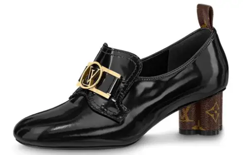 LOUIS VUITTON Swift High Heels Women's Black