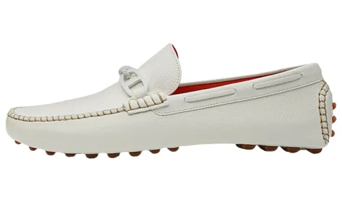HERMES Alessandro Casual Shoes Men's White