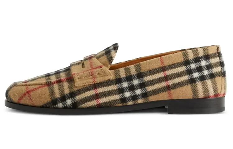Burberry Loafers Women's Beige Brown