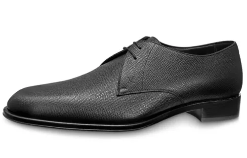 LOUIS VUITTON Marceau Taïga Top Grain Cow Leather Men's Casual Shoes Men's Black