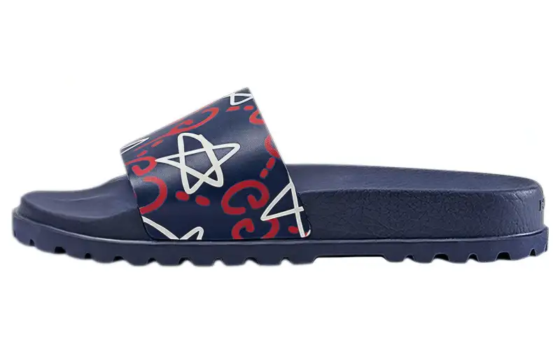 GUCCI Leather Slide Sandals
