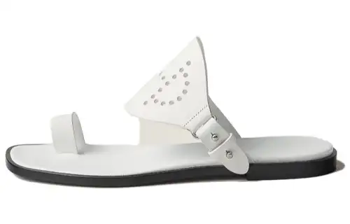 HERMES Hera Slide Slippers Women's White