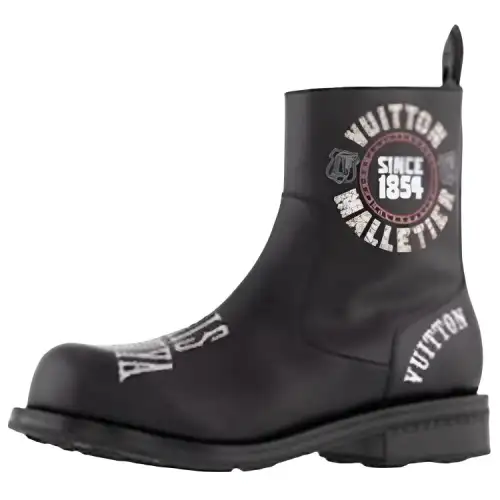 LOUIS VUITTON Ankle Boots Men's Black