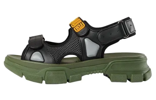 GUCCI Sandal Sega 'Black Green'