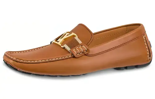 LOUIS VUITTON Monte Carlo Casual Shoes Women's Cognac Brown