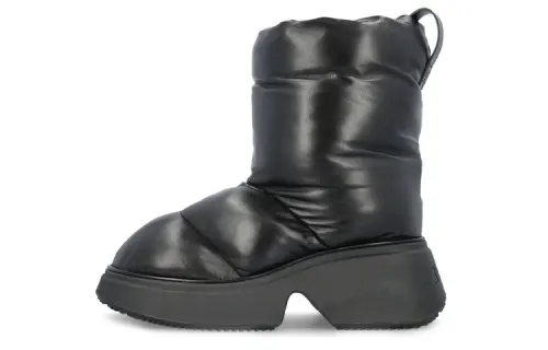 LOEWE Padded Sheepskin Ankle Boots Women's Black