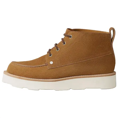 HERMES Kristopher Ankle Boots 4cm Men's Smoky Brown