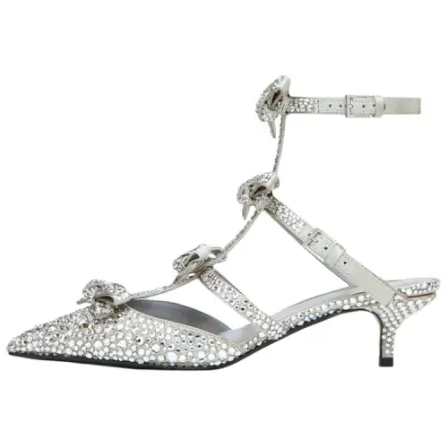 Valentino High Heels Women's Light Gray