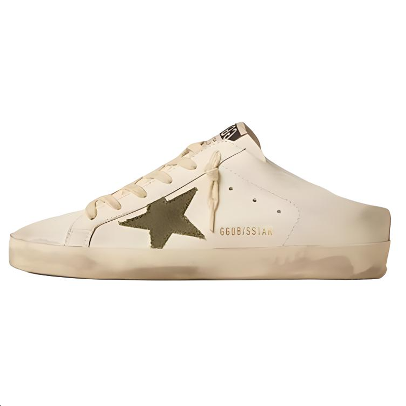 Golden Goose Super Star Sabot Closed Toe Slippers Women's White