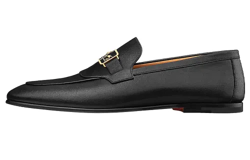 HERMES Bemol Casual Shoes Men's Black